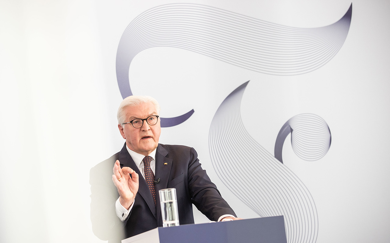 Bundespräsident Steinmeier hält Rede auf dem F.A.Z.-Kongress