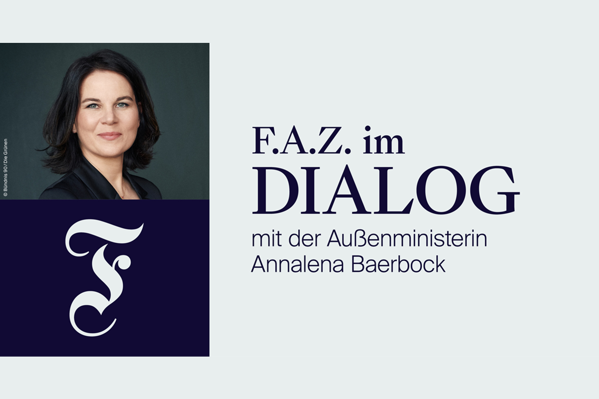 Annalena Baerbock / F.A.Z. im Dialog